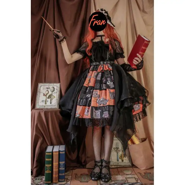 2021 China Lolita Dress Gothic Lolita Anatomy Rabbit