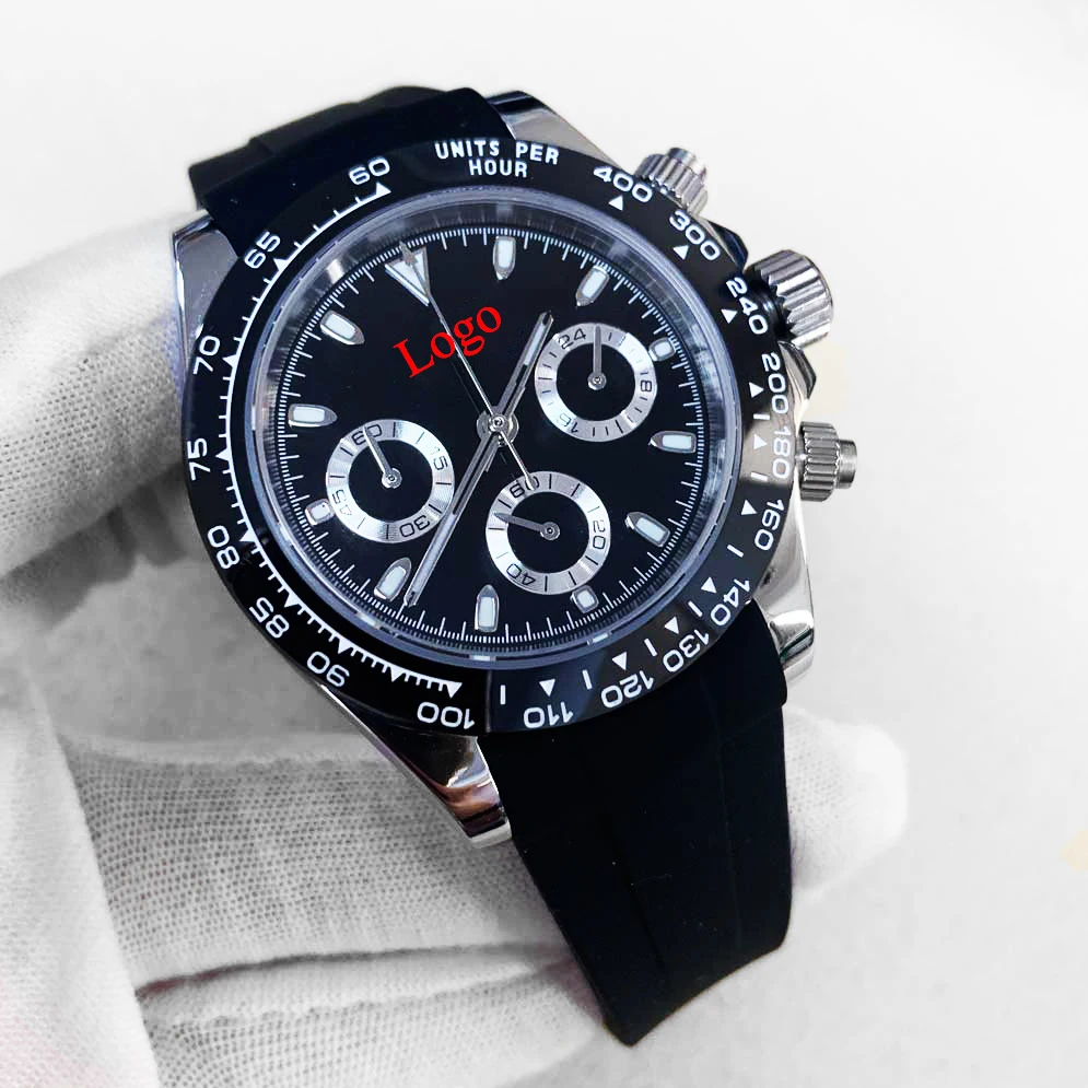 Can be assembled with low minimum order quantity sapphire glass mirror Japan Seiko VK63 movement quartz watch
