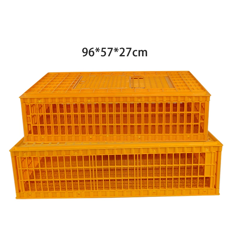Poultry Strong Plastic Transport Crate Poultry Transport Cage for Chicken Duck Goose Poultry