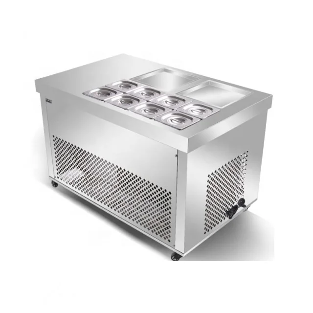 Super Performance Energy-saving Rolled Ice Cream Machine Harte Eis