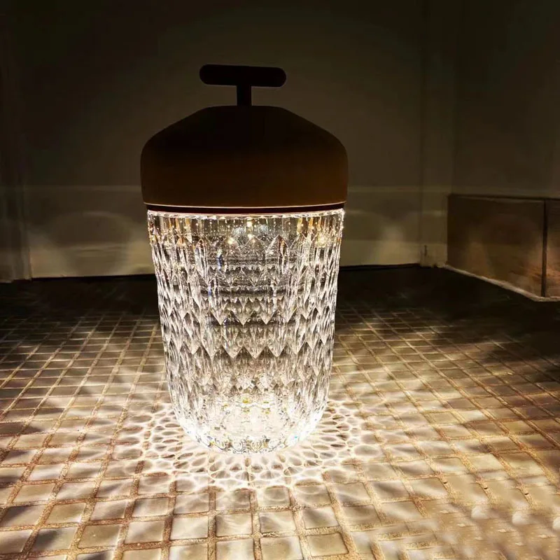  Modern Luxury Lights Touch Lamp Dimmable Bedside Restaurant Party mini Crystal