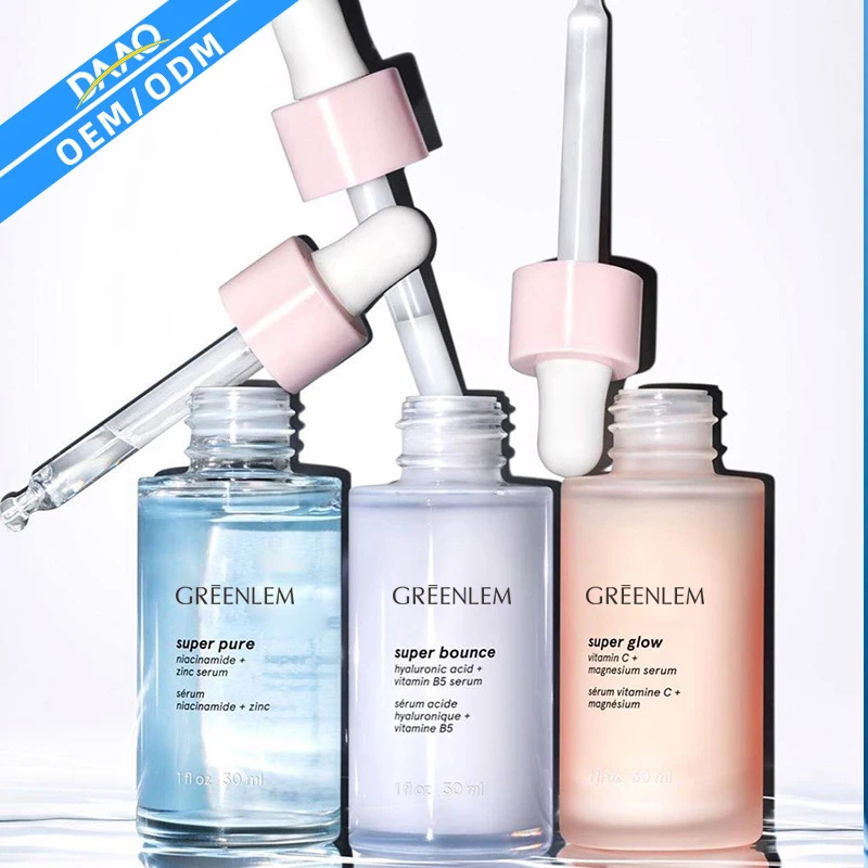 Сыворотка DAAO для ухода за кожей, антивозрастная Сыворотка для лица с витамином b и витамином c, из магния, сыворотка для более гладкой кожи из цинка и ниацинамида для женщин