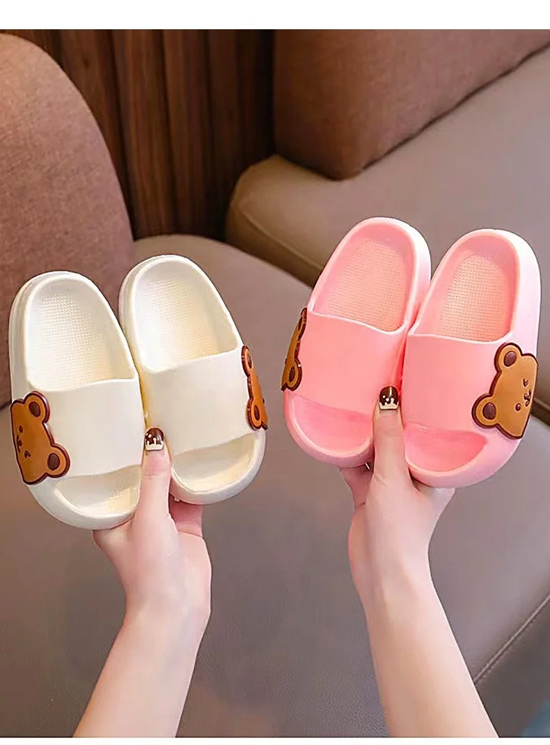 Summer Kids Sandals 2023 New Cartoon Baby Clogs Non Slip Home Toddler Slippers Baotou
