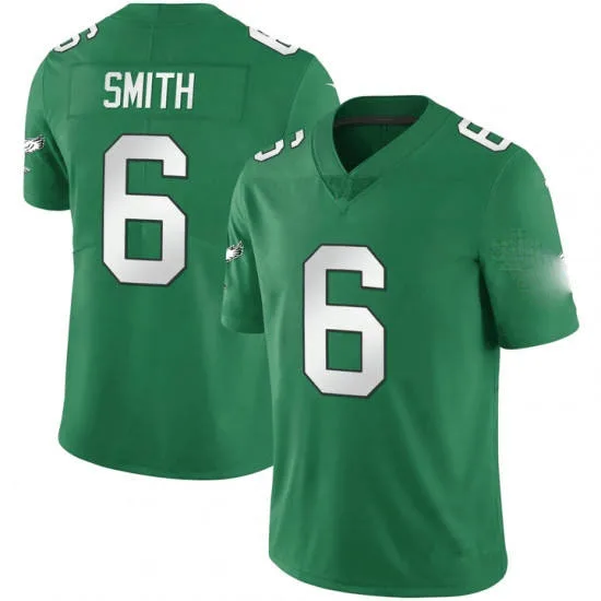 Good Quality Kelly Green Alternate American Football Player #1 Jalen Hurts #6 Devonta Smith #62 Jason Kelce #11 A. J. Uniform