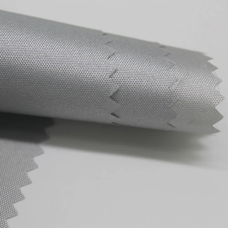 CHINA wholesale 150D polyester silver coated  waterproof car tarpaulin truck cover curtain  fabric