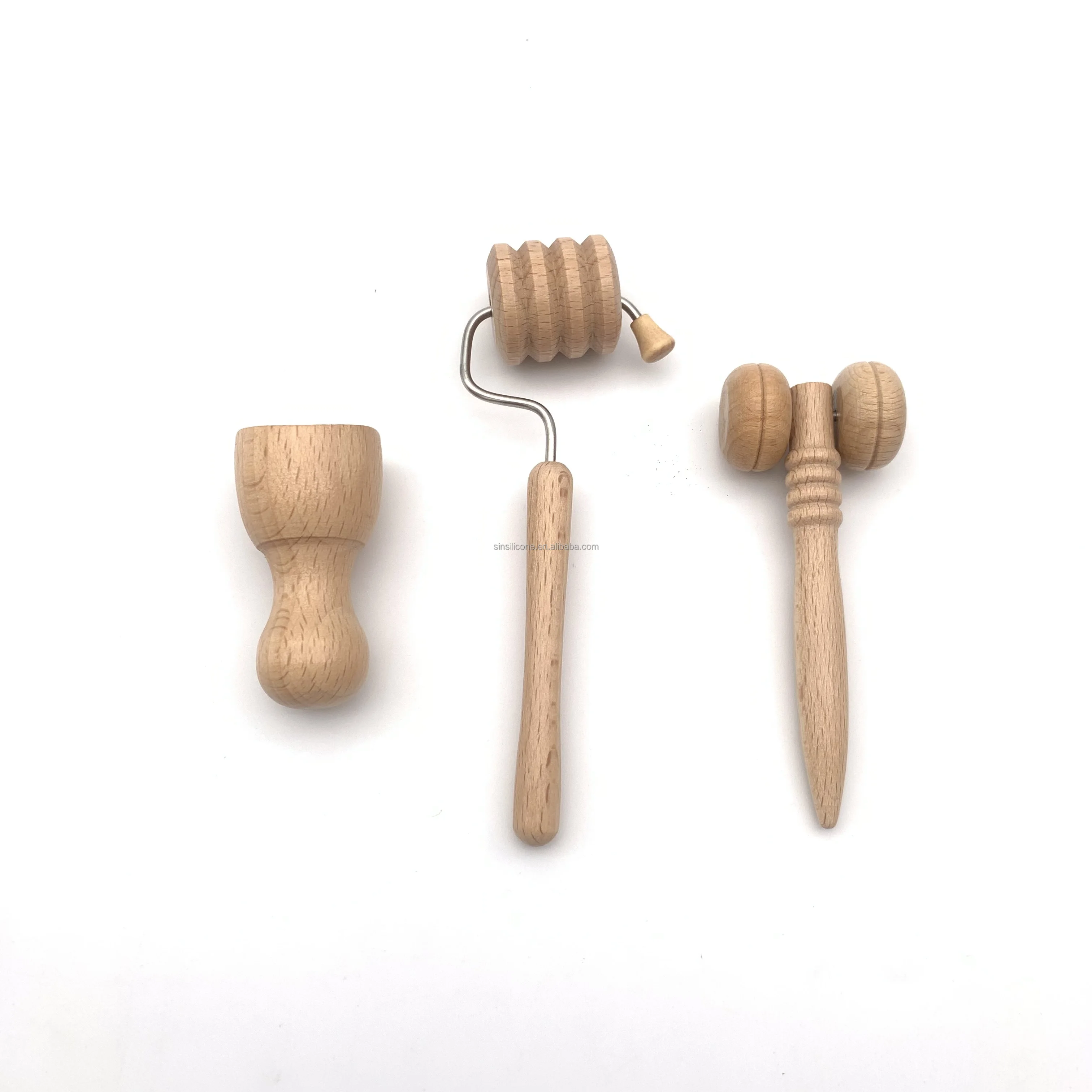 Tuuli Accessories - T-Shape Massage Roller, Body and Face Roller, Multi-Functional Facial Massager, Helps Ease Muscle Tension an