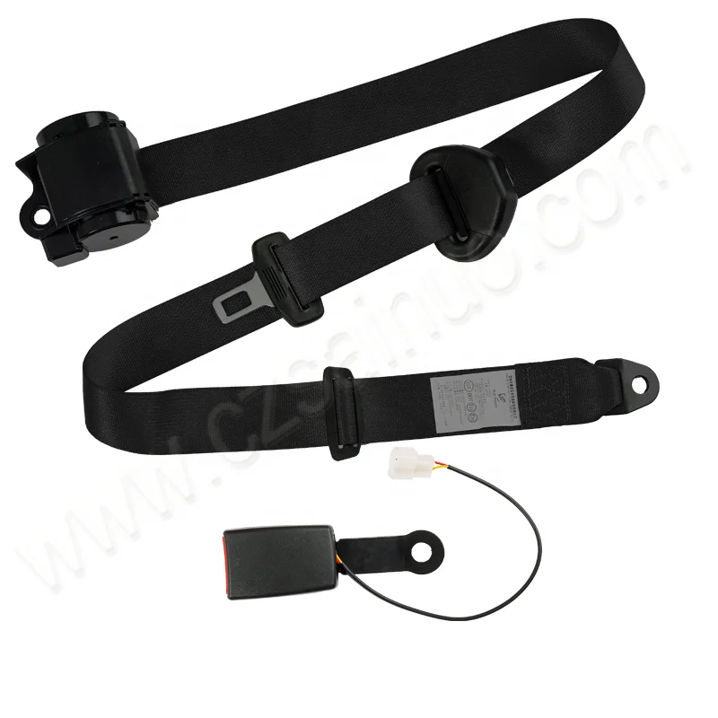 Retractable 3 Point Safety Belt ELR Seat Belt