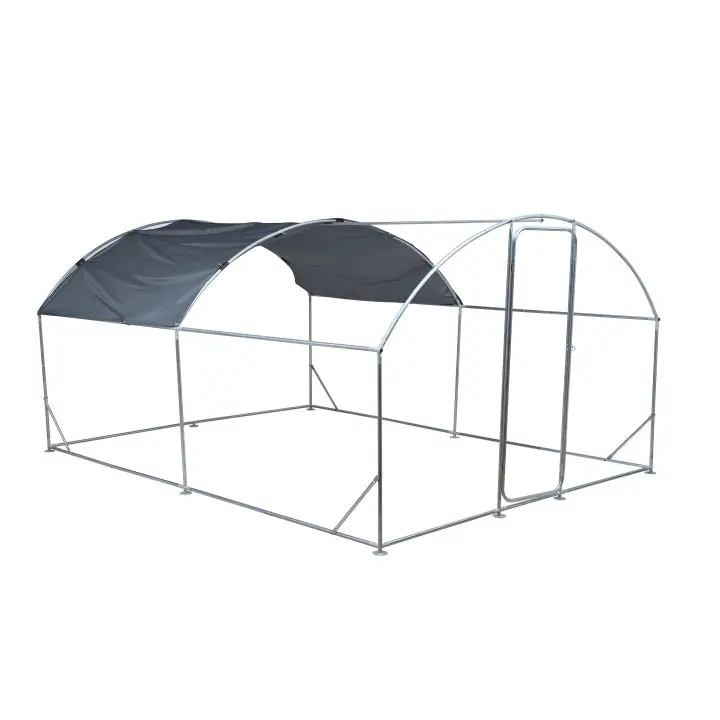 Waterproof Anti-ultraviolet Cover For Backyard Farm Use Metal Walkin Poultry Cage Outdoor Large Chicken Coop Hen Run House