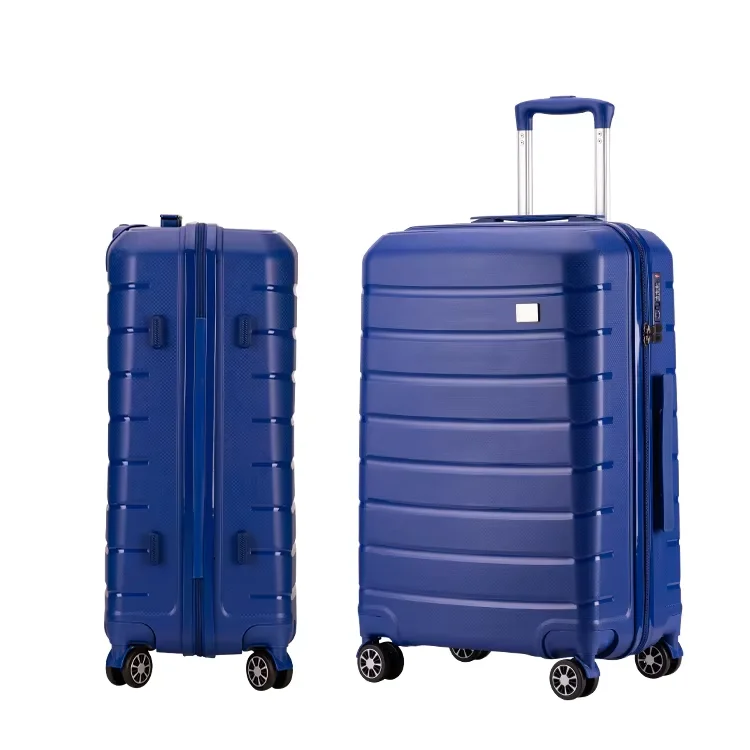 Factory Wholesale 360 Mute Wheel Aluminum Handle Luggage Cases ABS Plus PC Material Durable And Convenient Trolley Set