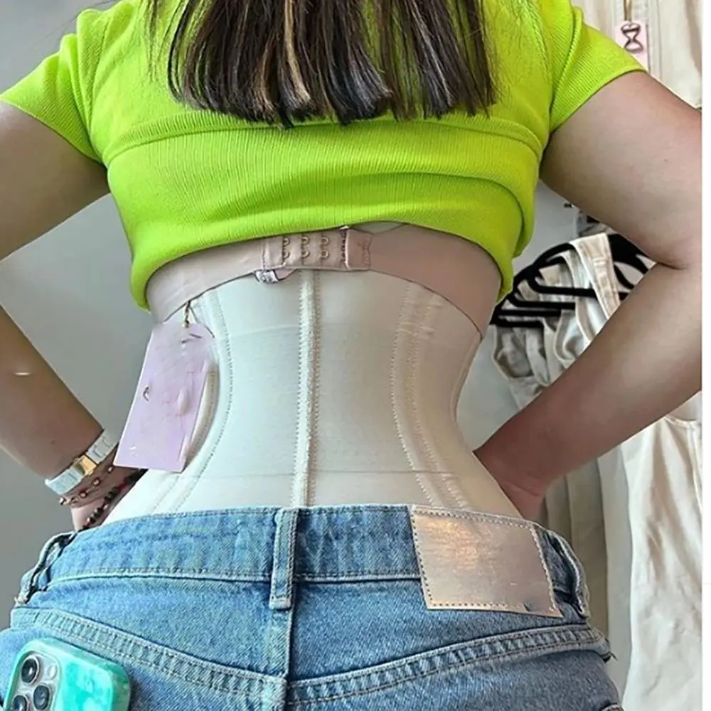 Colombian Sheath Hourglass Body Shaper Tummy Tucker Extreme Waist Trainer Corset Tummy Tuck Belt in Latex for Women Standard