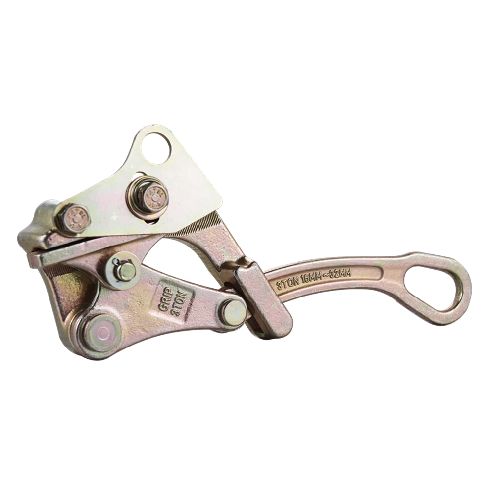 High Quality Forged 3 TON Wire Rope Grip Cable Gripper Hand Puller Come along Clamp tightening wire rope