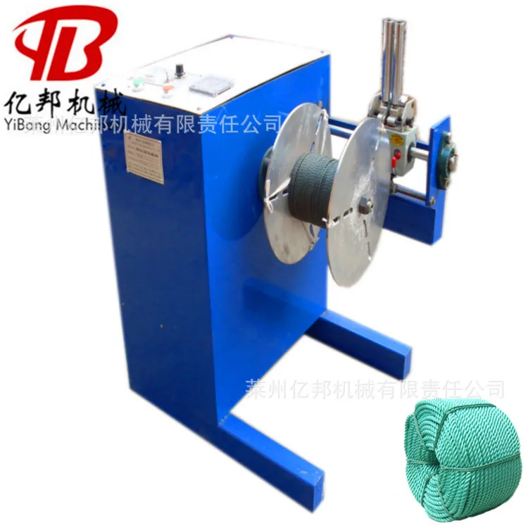 rope coil rewinding machine coil making machine for rope factory small business