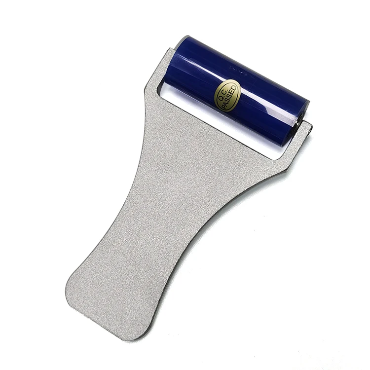 Blue Screen Cleaning Lint Free Sticky Roller Dust Removal Washable Cleanroom Silicone Rubber Sticky Lint Roller