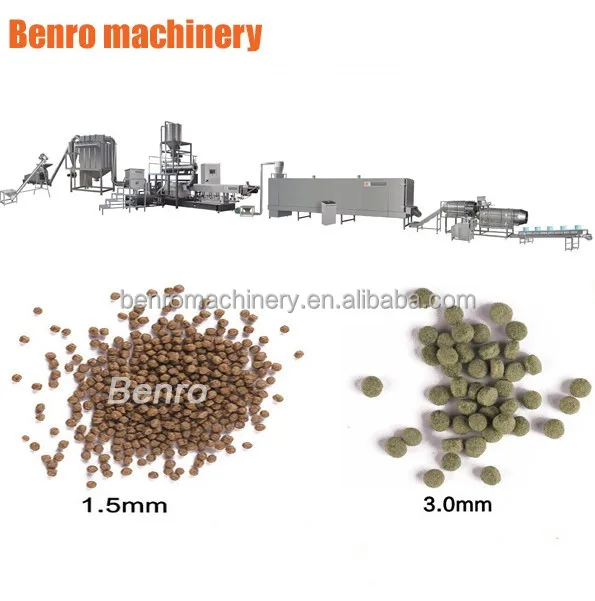 High Automatic Fish Feed Pellets Food Processing Machine Plant Price