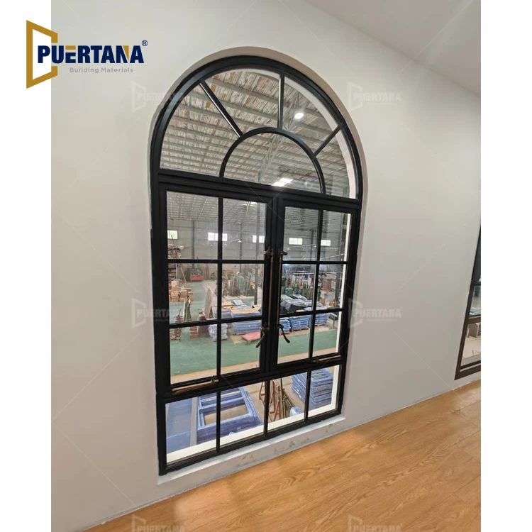 Pella Vintage Style Slimline Slim Frame Casement Window Steel Look Aluminum French Windows For Historical Building USA Market