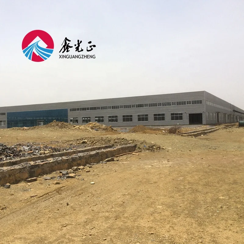 Steel large span high quality Prefab Sewing Workshop Construction Building