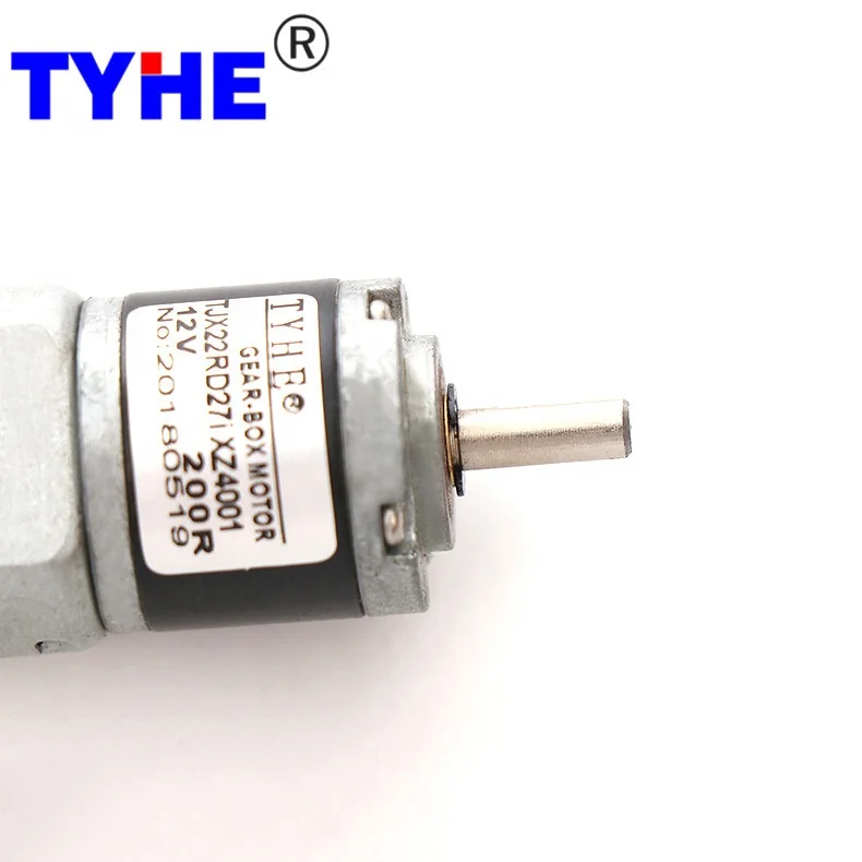 Завод товаров 22 мм 6 мм вал 1000 об/мин высокий крутящий момент низкий au/min. dc планетарный двигатель передач