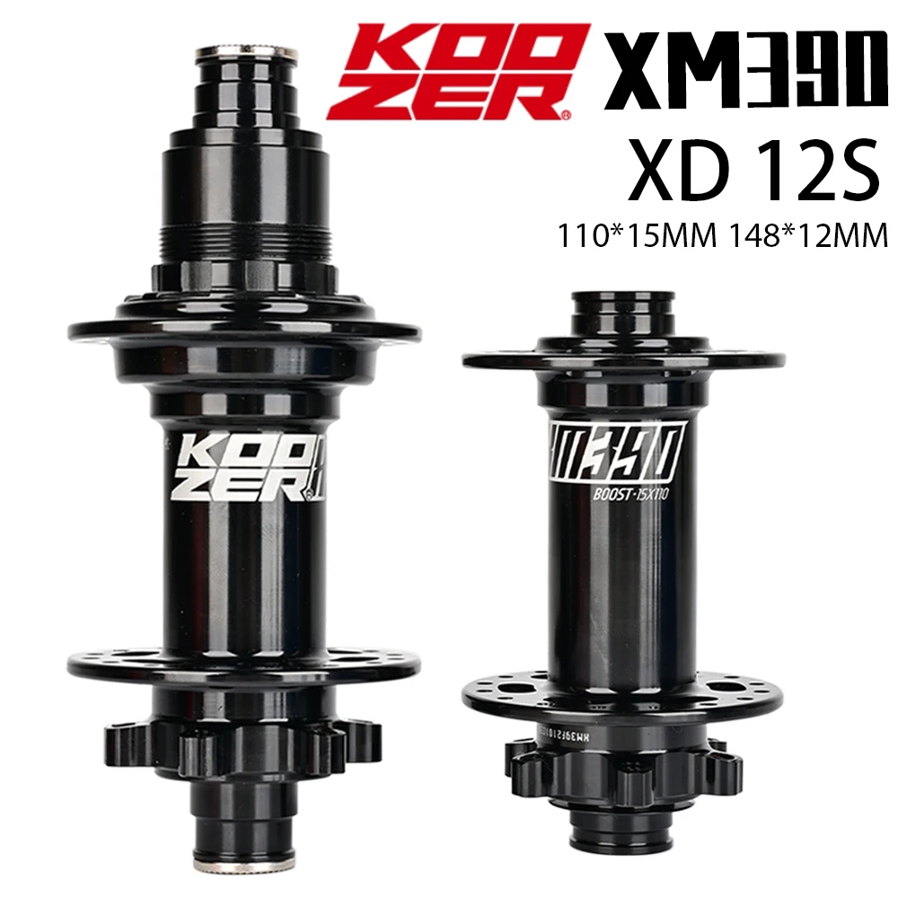 KOOZER XM390 BOOST 32H дисковый подшипник ступица для горного велосипеда Передняя Задняя Ступица с 6 болтами