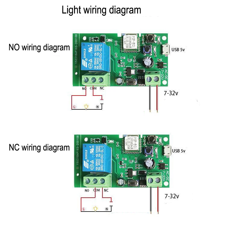 eWelink   APP  5-32V relay mobile phone module APP remote control WIFI point move switch