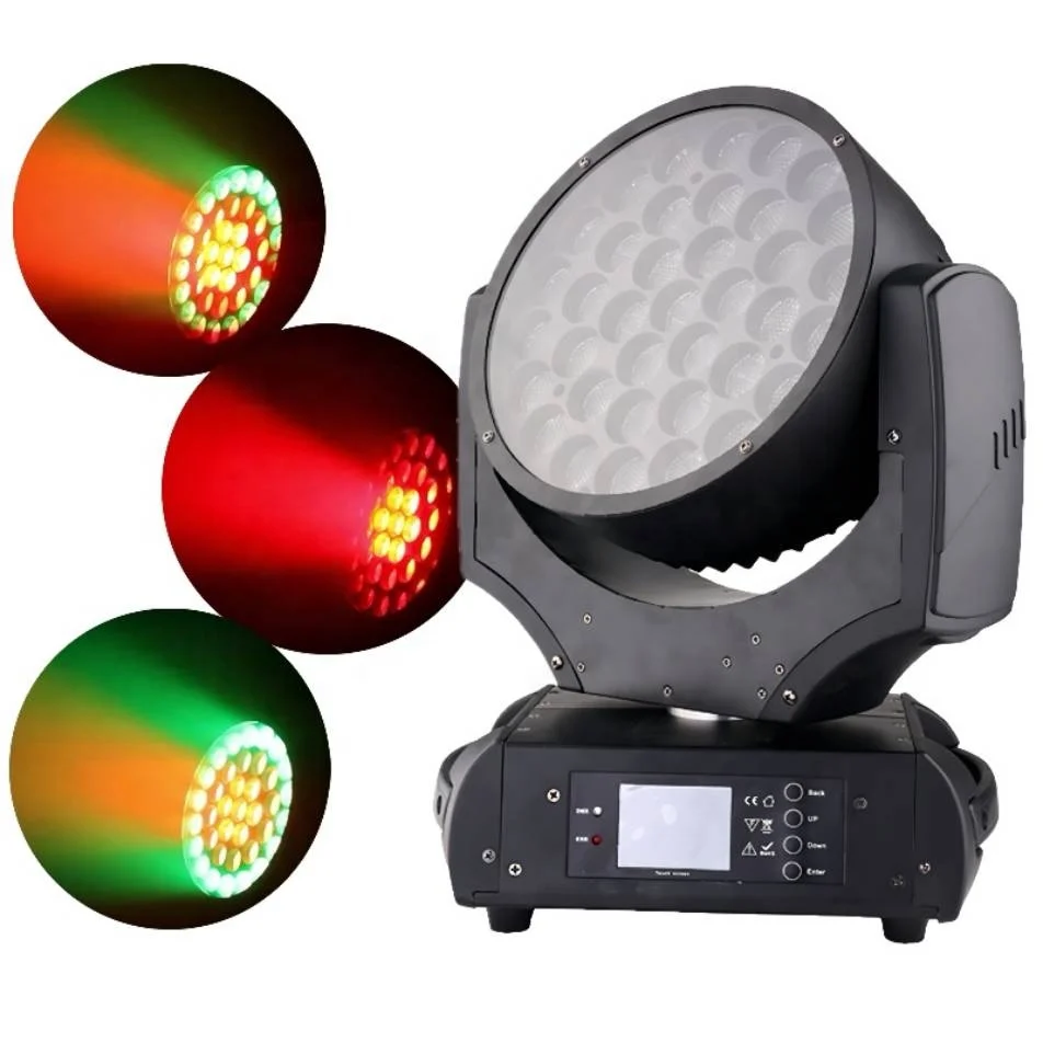 37*10w/15w robe robin 600 led moving head zoom light robe wash light