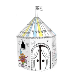 3d Diy Kids Art Crafts Paper Coloring Painting House Car Child Drawing Educational Toys For Children Toy