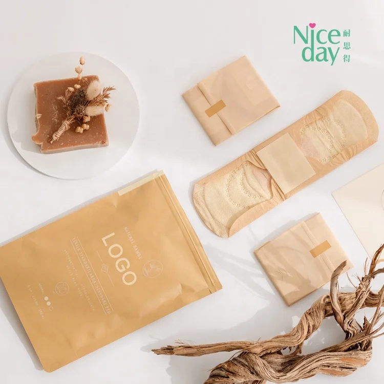 100% бамбуковые гигиенические прокладки премиум-класса без