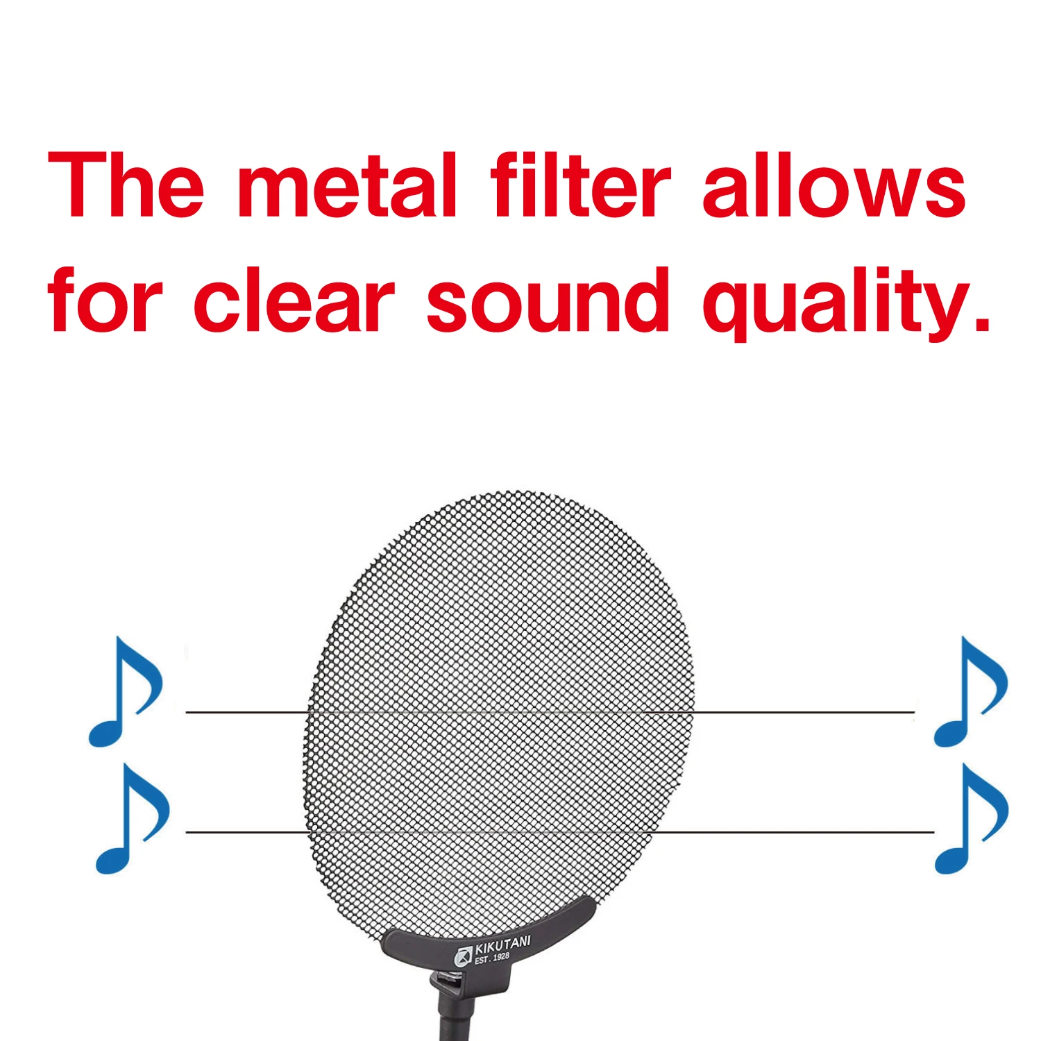 Reliable original ideas designed metal mic wind filter microphone