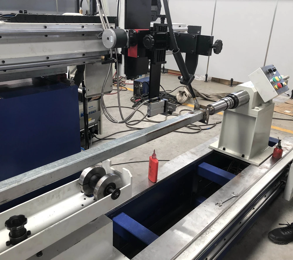 Cnc Control Pipe Flange Butt Joint Square Tube Flange Girth Weld Automatic Circular Seam Welding Machine