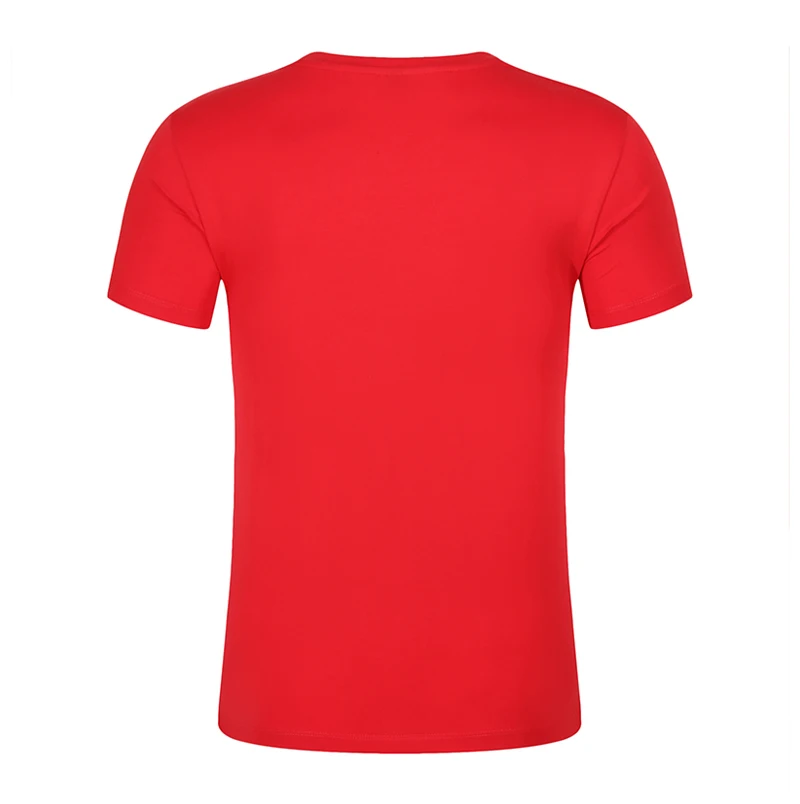 
Wholesale customization 95% cotton 5% SPANDEX blank, knitted t-shirt can be printed logo 