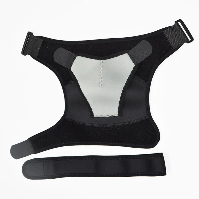 Регулируемый удобный компрессионный наплечный бандаж для фитнеса защита на плечо черный компрессионный бандаж на плечо