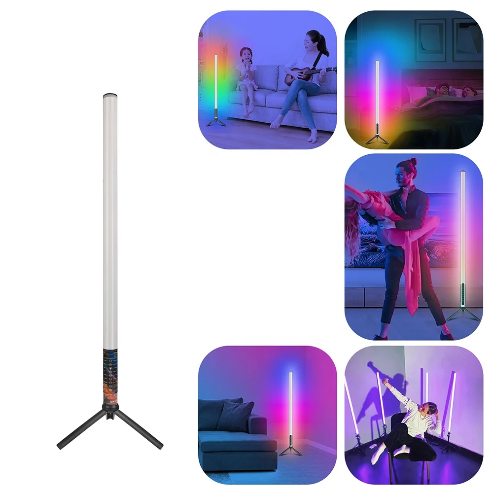 Hot Selling 2 Pack 2.8ft 85cm LED Stage Lighting Equipment Decoration RGB LED Tube Vertical Pixel Tube for Video Shooting