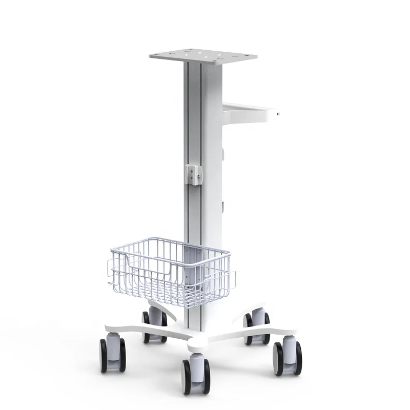 High quality light medical trolley for Mindray monitor hospital equipment