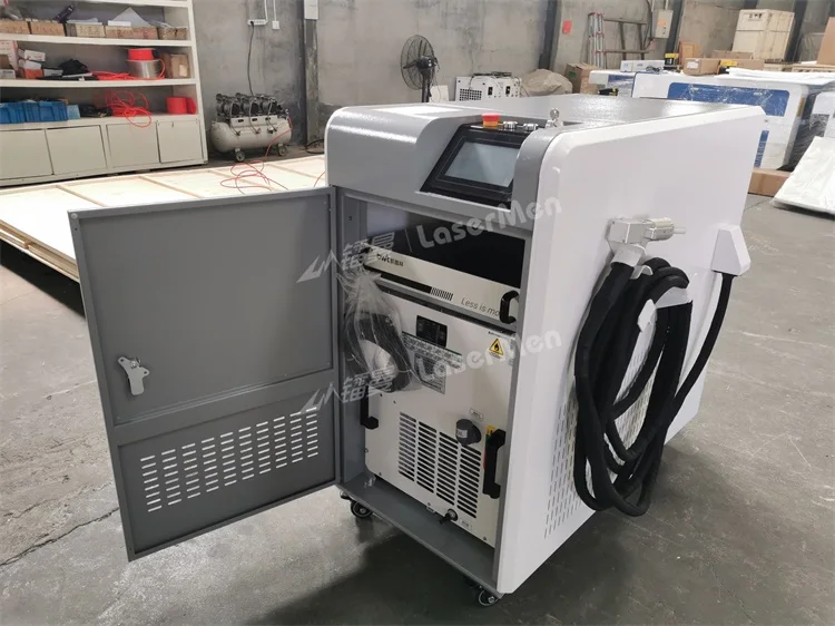 Highly efficient LM-2000C handheld fiber laser cleaning machine for metal cleaning