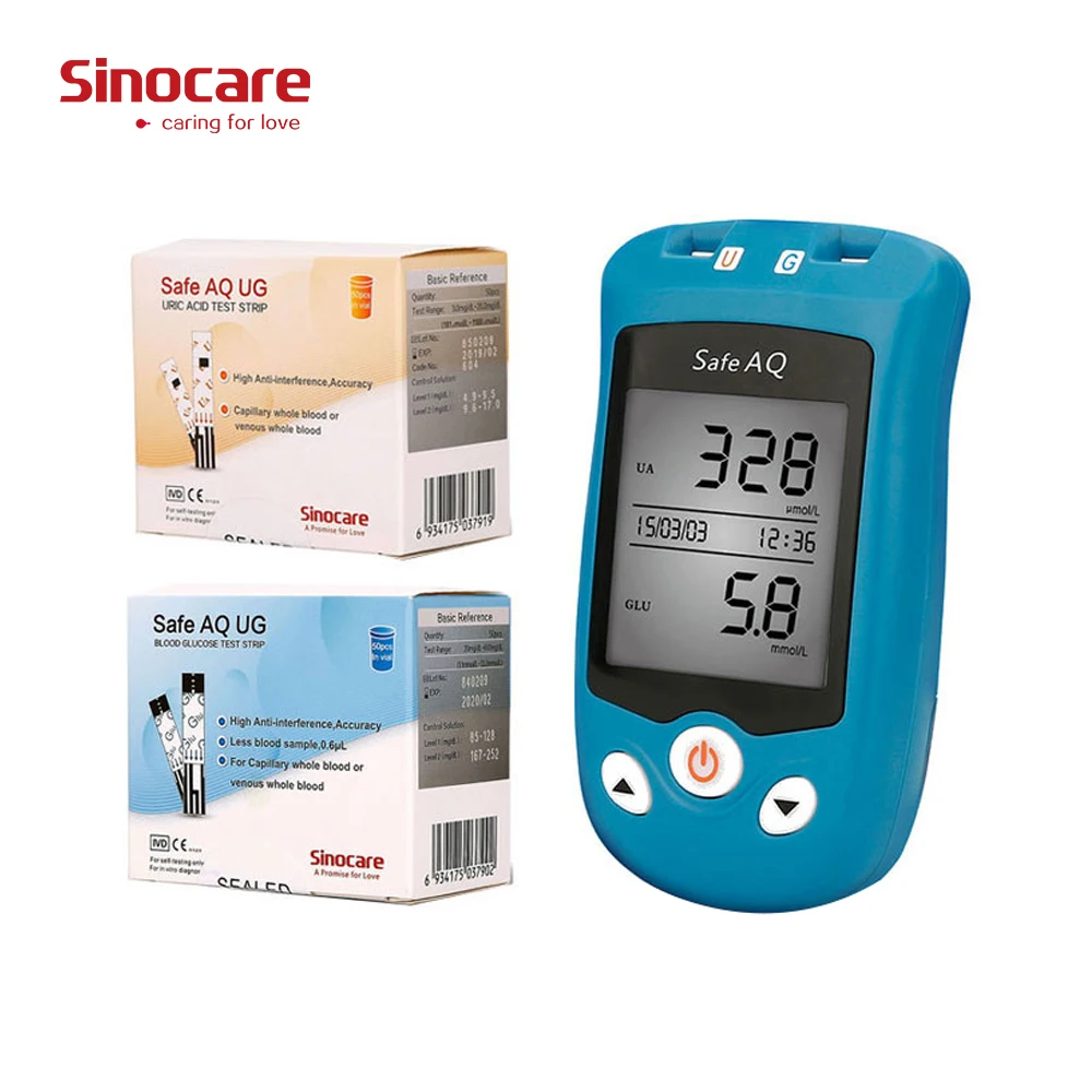Sinocare Buy 5 получите 1 озоновый стерилизатор Бесплатный Измеритель уровня глюкозы в крови и мочевой