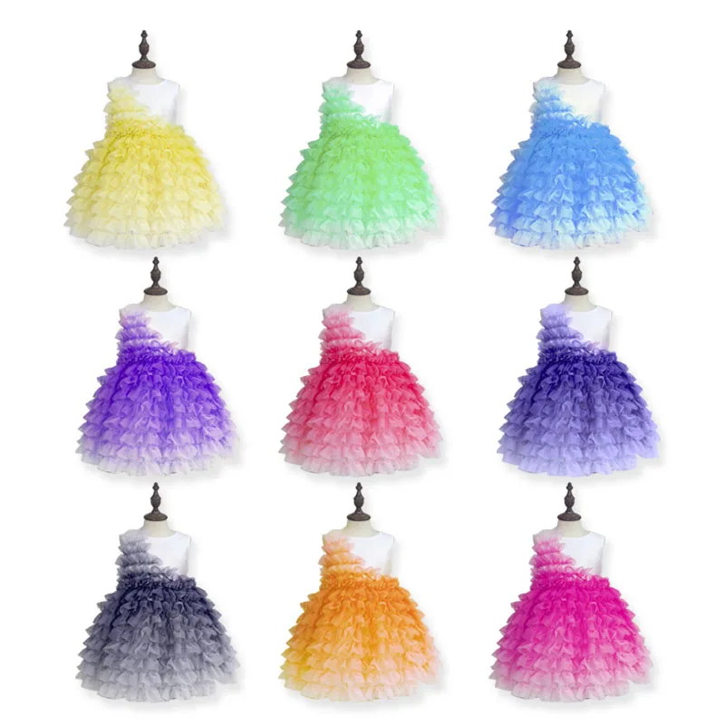 Stilnyashka Quality Elegant Baby Kids Short Sleeve Lace White Pink Frocks Toddler Girls Dresses