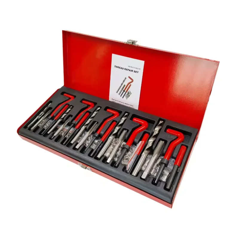 Customized New Durable Thread Repair Tool Rethread Repair Kit Set Garage Workshop Tool Professional Recoil Repair Tool