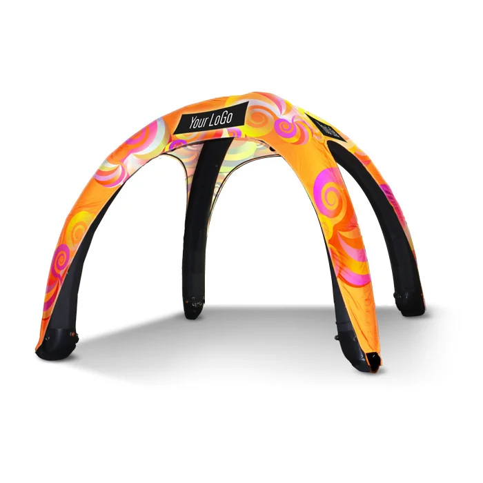 16ft Full color custom printed outdoor air marquee advertising gazebo commercial event exhibition inflatable tent