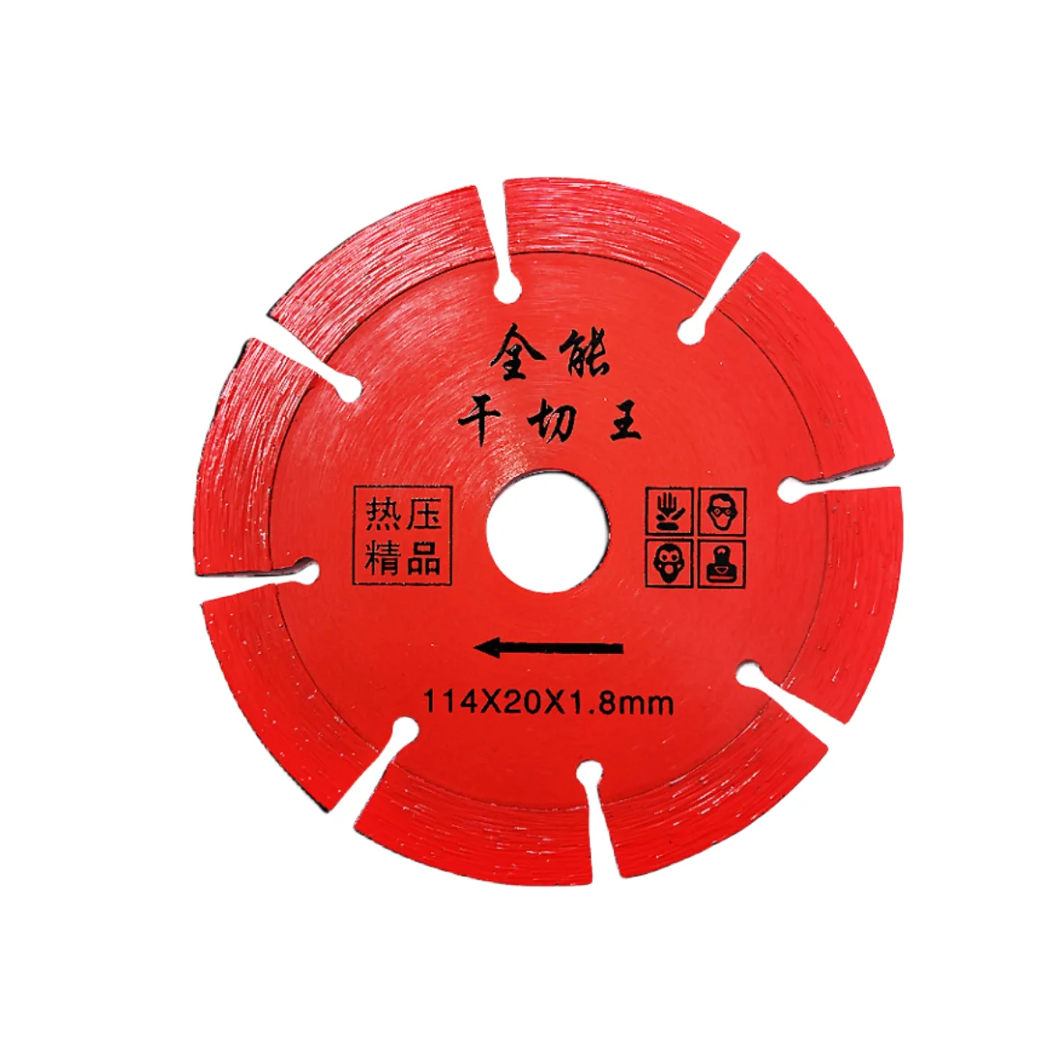 OEM High-end quality diamond disk 105/114mm Mesh Thin Turbo Cutting Saw Blade For Porcelain Tile Cutting Disc