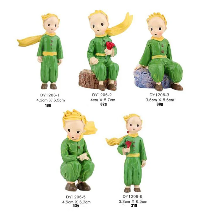 Fast delivery little prince resin action figure decoration