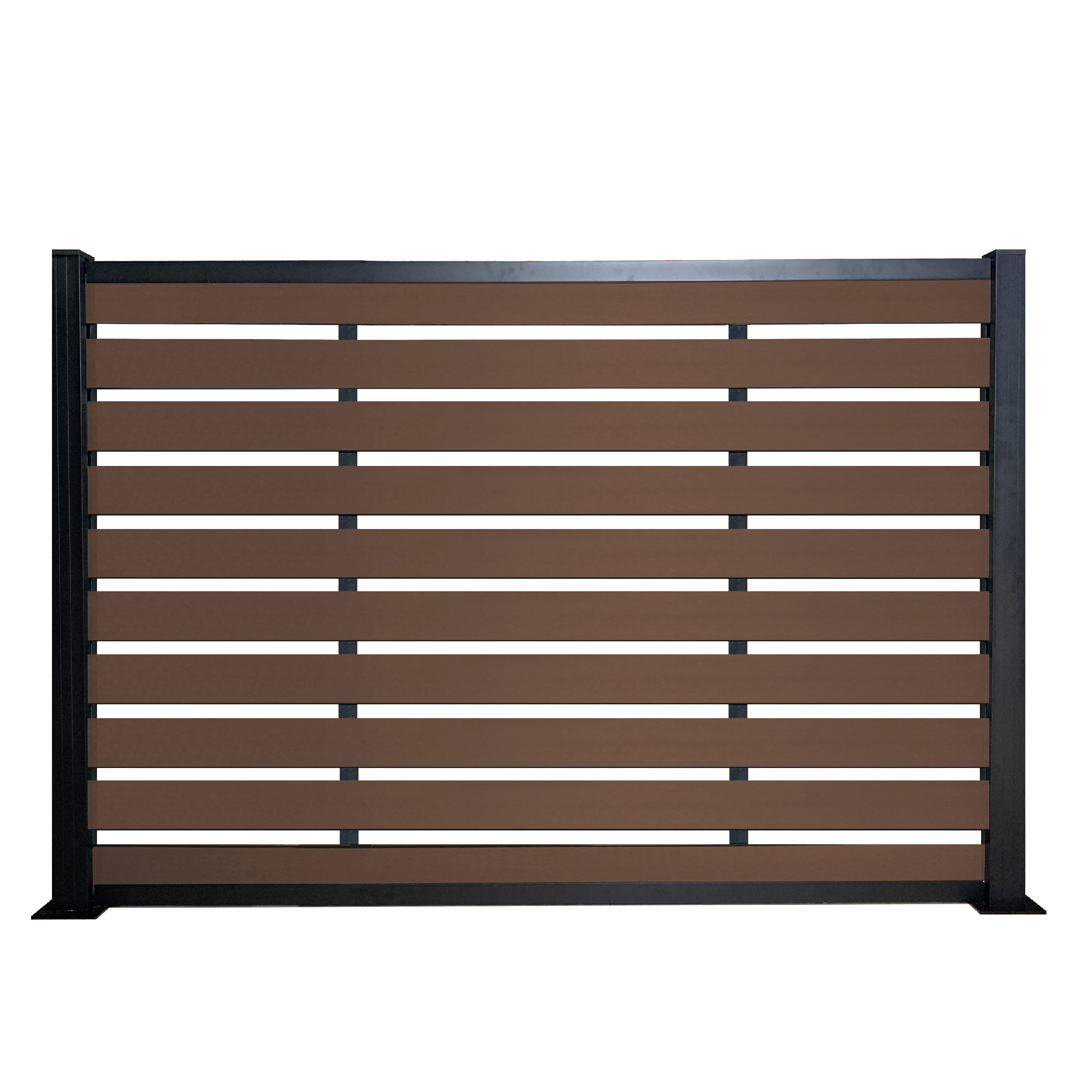 Uv Protected Composite Wood Fence Panel Outdoor Fencing Wpc Garden Fence