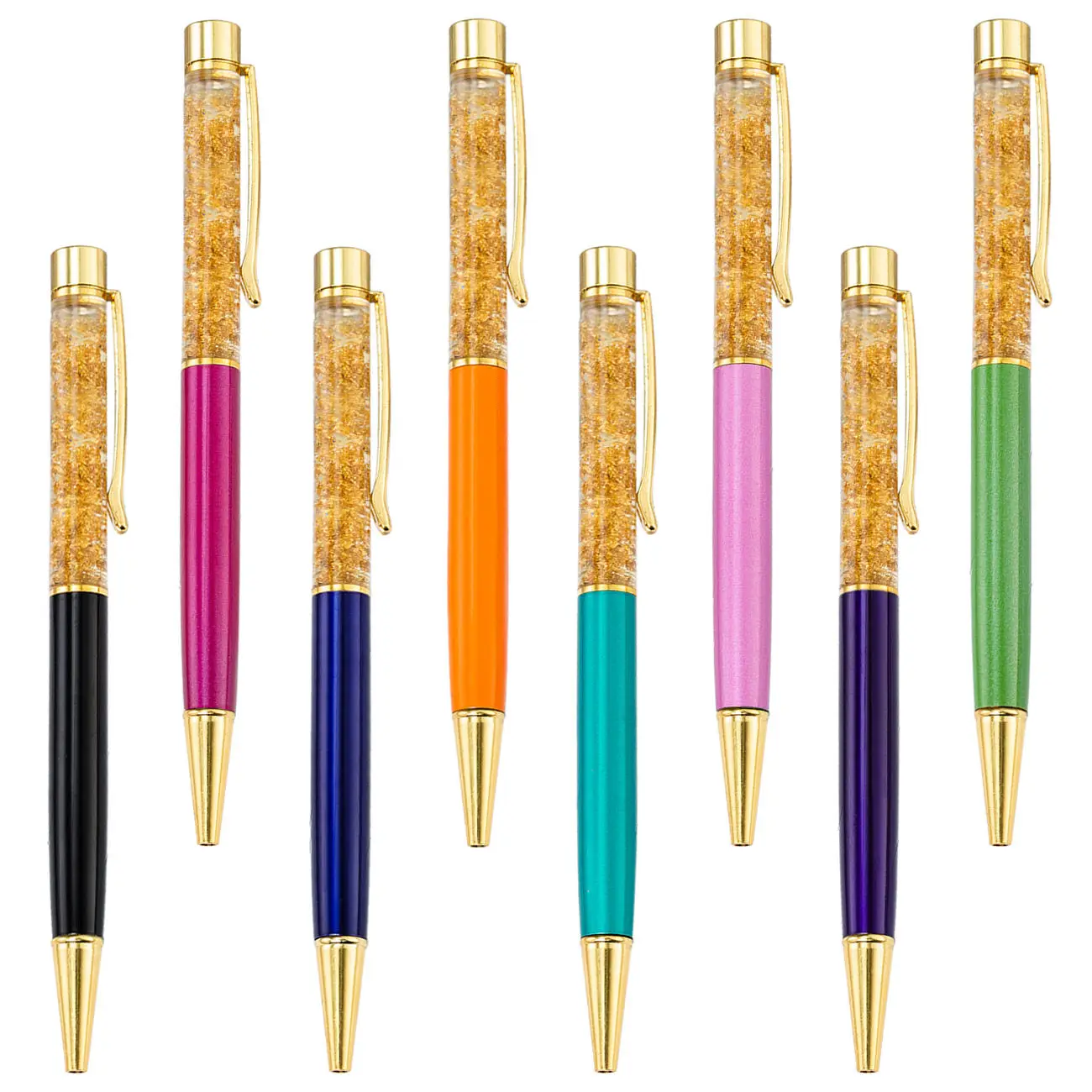 Stationery Supplier Deluxe 0.1mm Custom logo Metal Ballpoint Pen For Party Favors