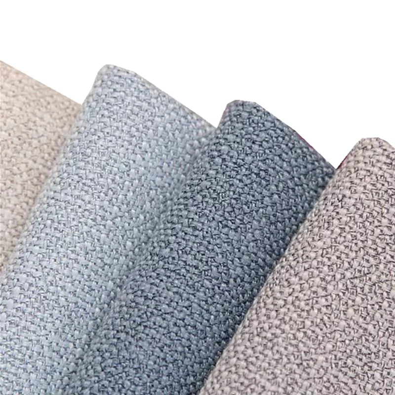 Wholesale Classic Twill Woven Linen Fabric Solid Color Thickened Jute and Cotton for Suit Sofa Car Cover and Pillow Use