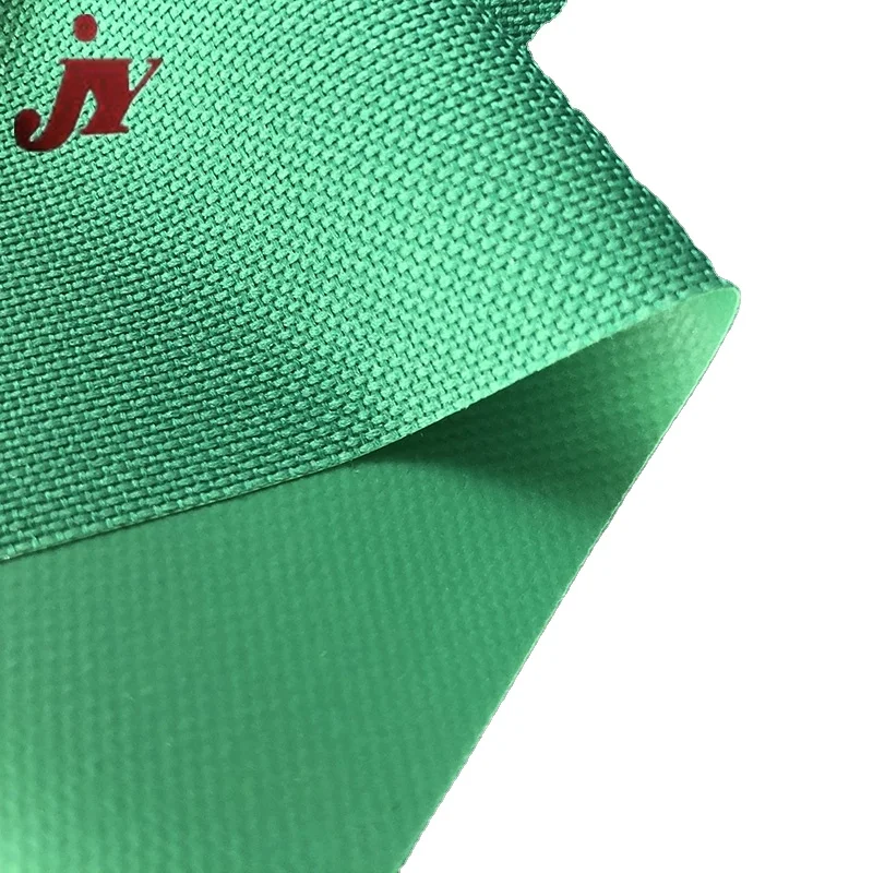 Fabric Factory Pvc Coated Backing Polyester Polyethylene Oxford Fabric d600 Dark Green