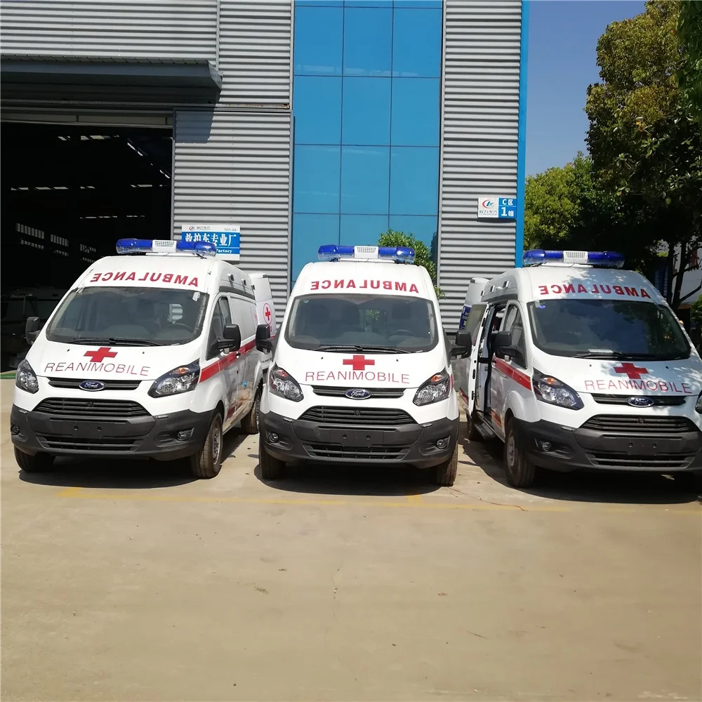 china 4 wheel negative pressure compartment patient condition monitoring ambulance car sale