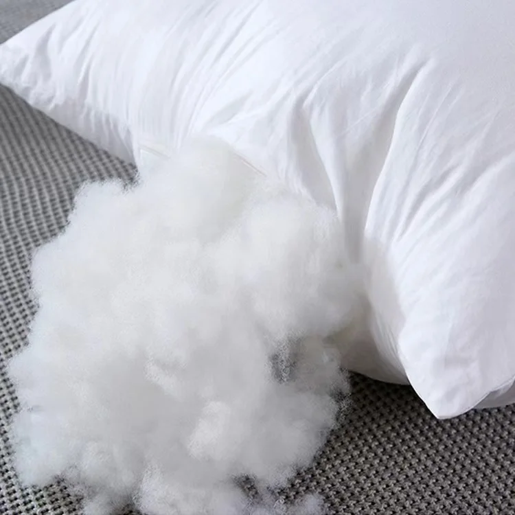 Soft Back Support Polyester Fiber Pillow Modern Simple Style White Inner Pillow Home Decoration Cushion For Sale