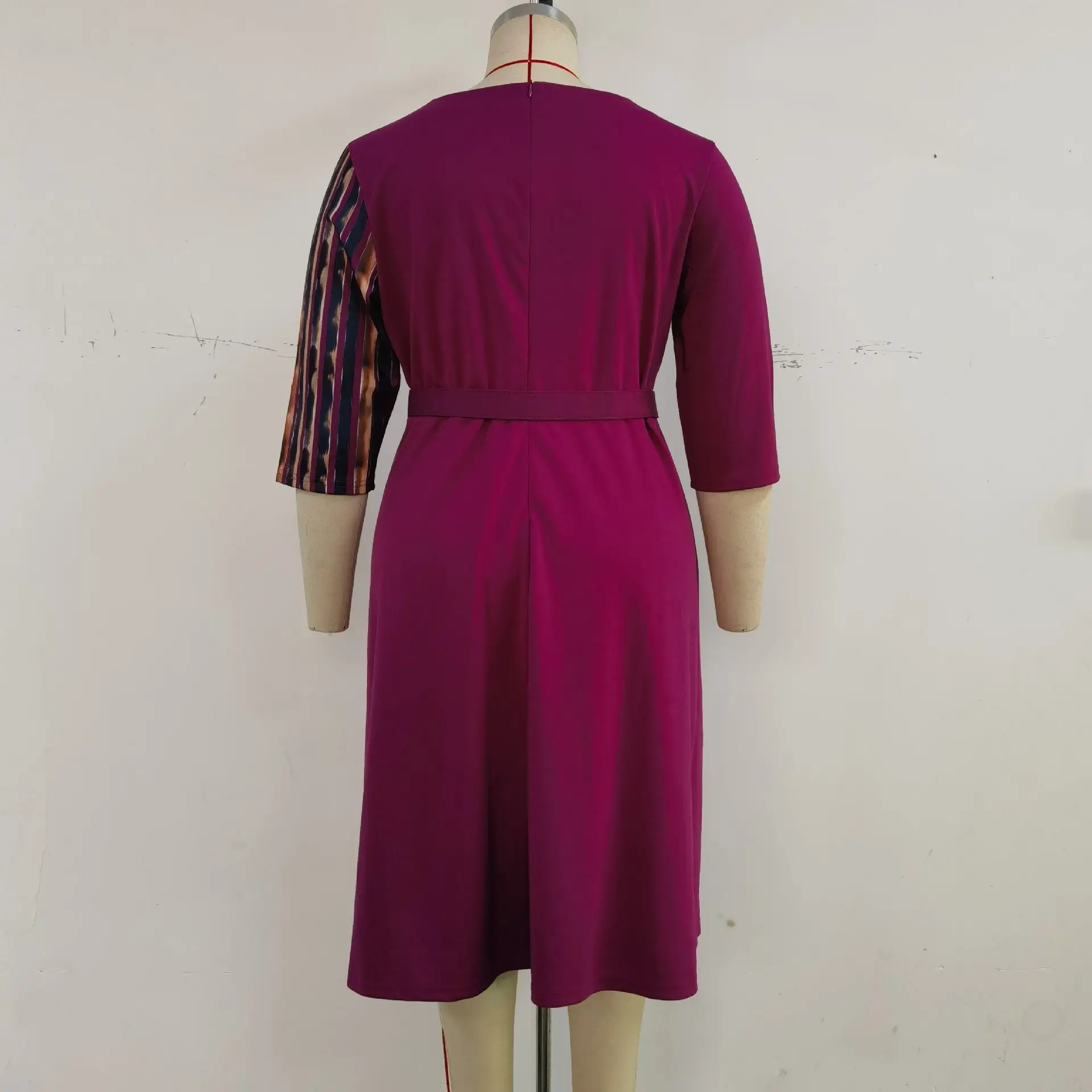 Turkey Office Dress Elegant Women Dress Made In Turkey Vestido Maxi Plus Size Casual Dress for Church