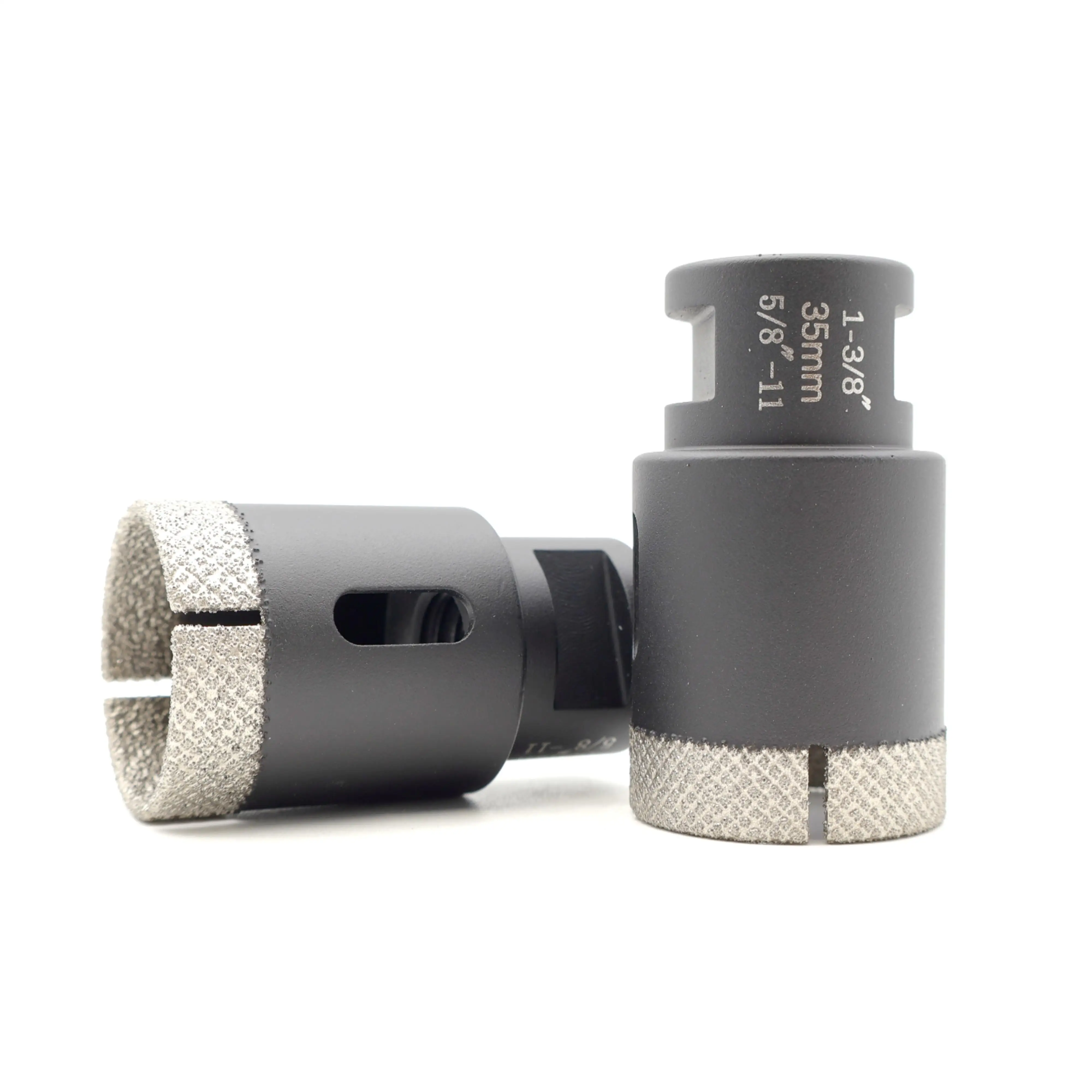 M14 Line-up Vacuum Brazed Diamond Hole Cutter Saw Core Drill Bit For Marble Porcelain Dry Drilling Marble Tile Glass