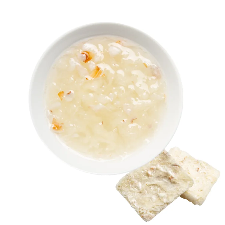 No Boil Silver Fungus Instant Soup Freeze Dried Silver Fungus Soup