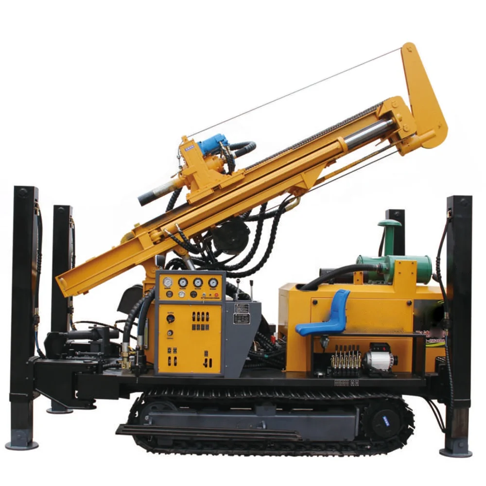 TSH-500 Meters Borehole Hydraulic Crawler Water Borehole Drilling Machine Diesel