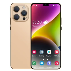 2023 Original Dual Card Dual Smartphone For i14 Pro Max Unlock Cellphone Cell Smart Android Mobile Phone